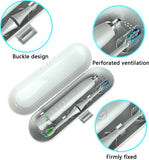Darrahopens Health & Beauty > Cosmetic Storage > Cosmetic & Toiletry Bags 2-pack travel toothbrush case, electric toothbrush case, for Braun Oral-B electric toothbrush