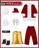 XXL Santa Claus Costume Santa Suit Adults Men Sa,ZQKLA