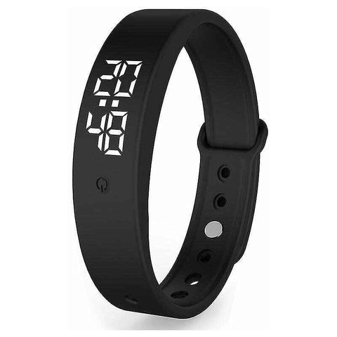 Pivotell Vibratime Vibrating Reminder Watch - With Up to 10 Daily Alarms - Black