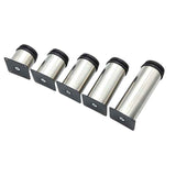 4 Pack Stainless Steel Adjustable Height Furniture Legs for Sofa Table Cabinets, 6cm