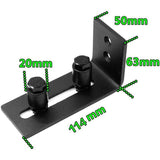 Sliding Floor Guide, Adjustable Carbon Steel Sliding Floor Guide for Barn Door