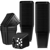 20 Pieces Seedling Pots, Nursery Pots, Reusable Plastic Square Seedling Pot Seedling Pots Transplanting Pot Growing Pot Planting, 5.5cm