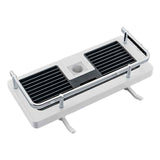Shower Shelf for No Drilling Shower Rail, Bathroom Shelf, Shower Organizer with Shower Head Buckle and Hook for Shower Rail, 24mm, 25mm