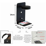 2 Pack Indoor LED Wall Lights with USB Port Switch and 330 Degree Rotatable Reading Lamp, 12W