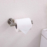 Wall Mounted Toilet Paper Holder Polished Finish 304 Stainless Steel Toilet Paper Holder, Silver