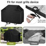 Barbecue Cover, Barbecue Protective Tarpaulin, Grill Cover Anti Wind Anti UV Anti Water Anti Moisture Dustproof, 147 x 61 x 117cm