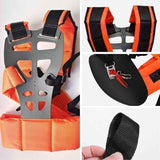 Comfortable Adjustable Effort Harness, Comfort Shoulder Harness for Brush Cutter Lawn Mower Universal Garden Machine Accessory