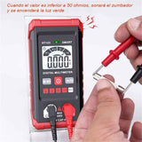 Digital Multimeter, 4000 Counts Multifunction Voltmeter, AC and DC Voltage Measurement, Resistance, Continuity, NCV