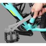 Bicycle Pedal Wrench, Bicycle Pedal Wrench with Extra Long Handle, Multi Purpose Pedal Removal Tool, 0.5625 and Hex Hole, 15mm, 10mm, 8mm, 6mm