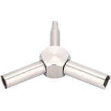 Element Valve Wrench Compatible with KSC WA Airsoft KSC Magazine Loader Removal Tool, Silver Triangular Valve Wrench