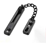 Door Chains, Anti Theft Door Chain Lock, Stainless Steel Door Security Chain Door Latch Lock Home Hotel, Black