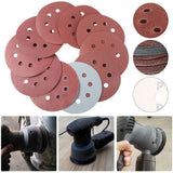 100 Pieces Sanding Disc, Sanding Discs 80, 180, 240, 320, 400, 800, 1000, 1500, 2000, 125mm
