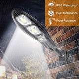 Solar Street Lights Outdoor, 60 LED Motion Sensor Lights Without Remote Control, 3 Sensor Mode, IP65 Waterproof Solar Powered Security Wall Lights