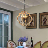 American Retro Industrial Ceiling Light Log Color E12 40W, 40 x 43cm
