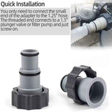 A Adapter Compatible with Intex Swimming Pool Pumps with Screw In Female Thread