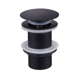 Pop up Drain, Pop up Drain Without Overflow, Universal Pop up Sink Drain, Sink Drain, Black Drain for Sink and Sink