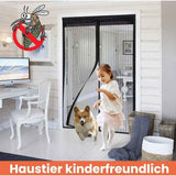 Mosquito Net Door Magnetic Anti Fly Curtain Anti Mosquito Door Curtain with Magnetic Closure Without Drilling for Balcony Door, 80cmx210cm