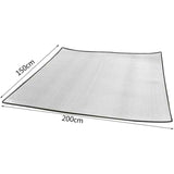 Moisture proof Mat Outdoor Picnic Portable Tent Mat Travel Waterproof Mat double sided Aluminum Film moisture proof Mat, 200x150CM