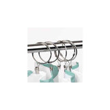 30 Pieces Curtain, Curtain Rings with Clips, Strong Drapery Clips, Hooks on Tension Rod Holder