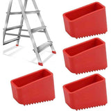 4 Pcs Rubber Ladder Feet Covers, Stepladder Tips, Stepladder Feet, Universal Rubber Replacement Ladder Feet for Folding Ladders for Home, 50 x 20 mm In Australia - Darrahopens