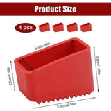4 Pcs Rubber Ladder Feet Covers, Stepladder Tips, Stepladder Feet, Universal Rubber Replacement Ladder Feet for Folding Ladders for Home, 50 x 20 mm In Australia - Darrahopens