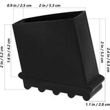 4 Pcs Replacement Rubber Ladder Feet for Ladder, Ladder, Rubber Feet, Replacement Feet, Spare Parts