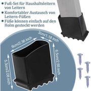 4 Pcs Replacement Rubber Ladder Feet for Ladder, Ladder, Rubber Feet, Replacement Feet, Spare Parts In Australia - Darrahopens
