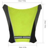 LED Turn Signal Vest, LED Reflective Vest with Direction Indicator, Remote Control, Turn Signals, USB Rechargeable, Easy Installation for Bicycle In Australia - Darrahopens