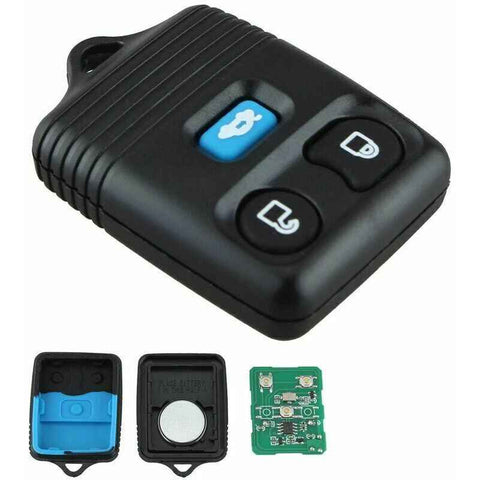 2 Pcs Black 3-Button Replacement Remote Key 433 MHz Compatible with Ford Transit Mk6 2000-2006 Connect 2000-2007 In Australia - Darrahopens