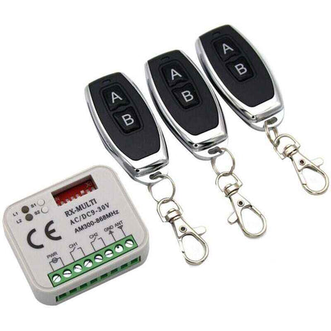 Remote Receiver for Garage Door 433 868 MHz RX Multi 300-900 MHz AC DC 9-30V Receiver with Remote Control In Australia - Darrahopens