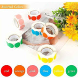 3000 Pcs Round Self-Adhesive Stickers, Round Colored Stickers, Round Self-Adhesive Labels for Home and Office Supplies In Australia - Darrahopens