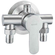 304 Stainless Steel Exposed Hot and Cold Shower Faucet Switch Water Heater Bathroom Faucet, Exposed Stainless Steel Triangle Shower Faucet In Australia - Darrahopens