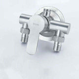 304 Stainless Steel Exposed Hot and Cold Shower Faucet Switch Water Heater Bathroom Faucet, Exposed Stainless Steel Triangle Shower Faucet In Australia - Darrahopens