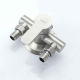 304 Stainless Steel Exposed Hot and Cold Shower Faucet Switch Water Heater Bathroom Faucet, Exposed Stainless Steel Triangle Shower Faucet In Australia - Darrahopens