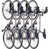 Bicycle Rack, Wall-Mounted Bicycle Rack with Rubber Coating, for 2 Bicycles, Wall-Mounted Bicycle Supports for Indoor and Outdoor Use In Australia - Darrahopens