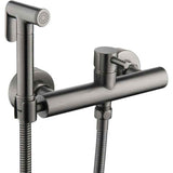Bathroom Concealed Bidet Shower Set, Hot and Cold Hand Spray, Hot Water Toilet, Black In Australia - Darrahopens