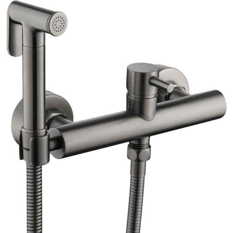 Bathroom Concealed Bidet Shower Set, Hot and Cold Hand Spray, Hot Water Toilet, Black In Australia - Darrahopens