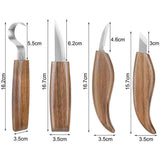 15 Pcs Wood Chisel Tool Kit, DIY Carving Tools with Cut-Resistant Gloves, Carving Knife for Sculptors, Carpenters, Hobbyists, Adults