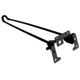 Folding Hairpin Table Legs, Heavy Duty Black Metal Two Rod Support Legs DIY Furniture Accessories Bench Computer Table Legs 51 cm