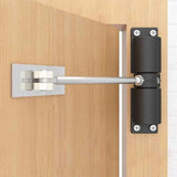 Automatic Door Closer, Spring-Loaded Door Closer, Adjustable Zinc Alloy Automatic Closing for Living Room or Shop, Controls up to 40KG In Australia - Darrahopens