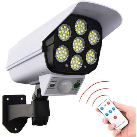 77 LED Solar Light Outdoor Simulation Surveillance Security Lighting with Motion Sensor Solar Wall Lamp Fake Surveillance Cameras In Australia - Darrahopens