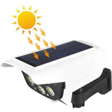 77 LED Solar Light Outdoor Simulation Surveillance Security Lighting with Motion Sensor Solar Wall Lamp Fake Surveillance Cameras In Australia - Darrahopens