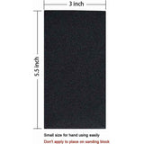 102 Pcs Wet Dry Sandpaper 60 to 3000 Grit Sandpaper for Automotive, Wood Furniture Finishing, 3 x 5.5 Inch