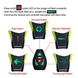 Cycling Vest USB Rechargeable Reflective Backpack with LED Turn Signal Light Remote Control Outdoor Sport Safety Gear Bag for Cycling Running Walking