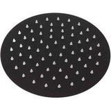 Ultra Thin Rainfall Shower Head, Fixed Rainfall Waterfall, Black Stainless Steel Round Shower Head, 8 Inch In Australia - Darrahopens