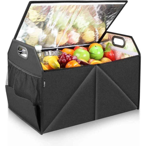 Large Trunk Organizer with Removable and Waterproof Cooler Bag, Durable 600D Nylon Material In Australia - Darrahopens