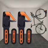 Rubber Coated Bike Rack Wall Mounted Bike Holder 2 Bike Wall Mounts Indoor and Outdoor Use In Australia - Darrahopens