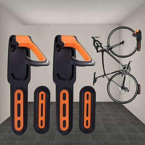 Rubber Coated Bike Rack Wall Mounted Bike Holder 2 Bike Wall Mounts Indoor and Outdoor Use In Australia - Darrahopens