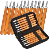 Wood Engraving Tool Kit, Wood Carving Tool, Professional DIY Handmade Wood Chisel Wood Carving Woodworking for Beginners, Engravers and Artists