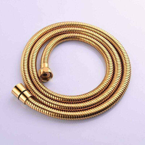 Gold Anti-Kink Flexible Shower Hose Stainless Steel with Solid Brass Connector, 1.5 m, 59 Inch In Australia - Darrahopens